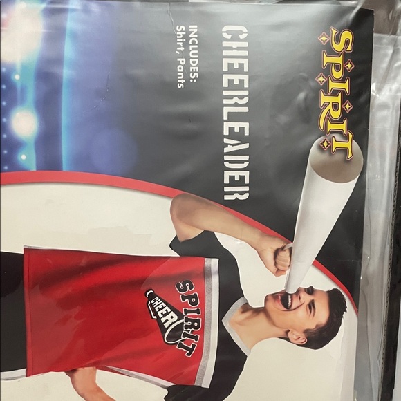 Spirit Red and Black Cheerleader Outfit - Picture 4 of 4